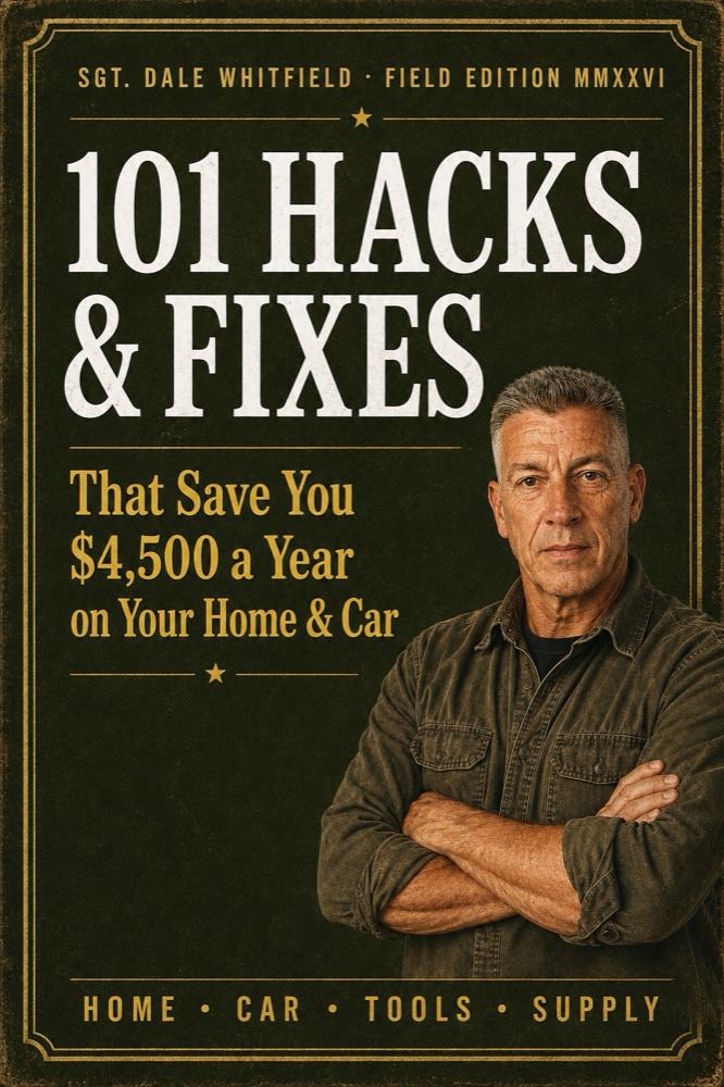 101 Hacks & Fixes — The Complete Home & Auto Repair Manual, by Sgt. Dale Whitfield